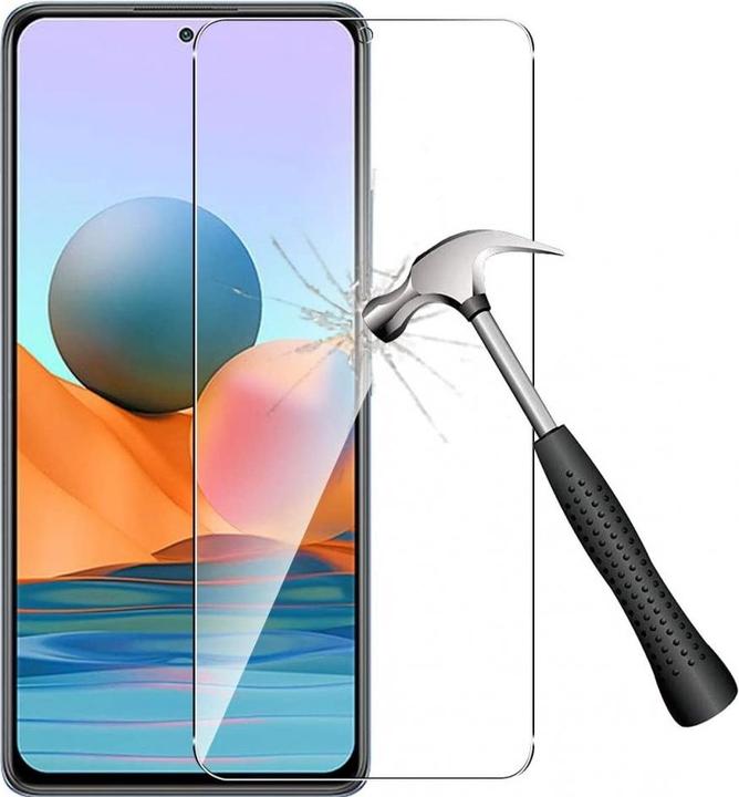 Actual product image Screenguard Xiaomi Redmi Note 10 Pro Protective Glass Film Case Friendly Design (1 Piece, Xiaomi Redmi Note 10 Pro)