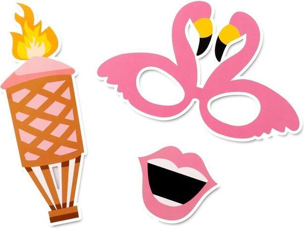 Produktbild MU Classic Flamingo Tropical Photo Booth Set