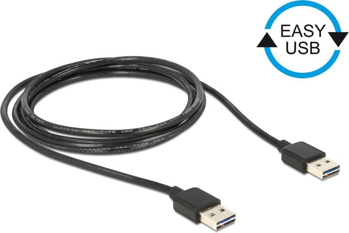 Actual product image Delock Easy USB A - USB A (2 m, USB 2.0)
