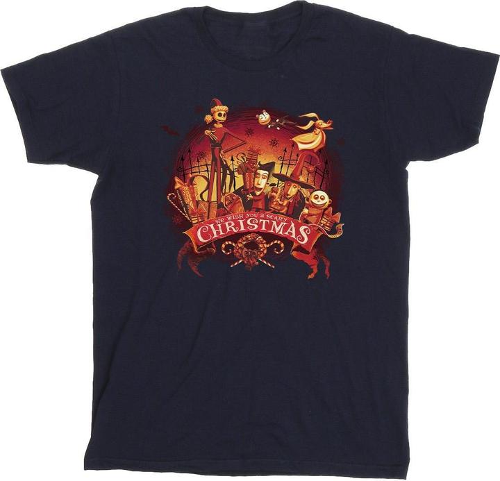 Disney The Nightmare Before Christmas Scary Christmas TShirt (3XL)