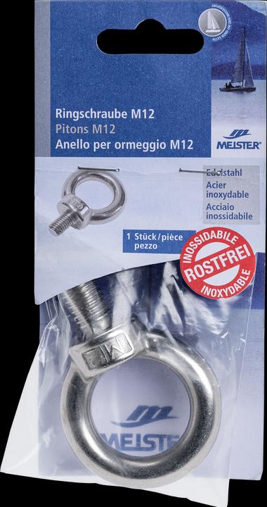 Produktbild Meister Ringschraube M12x30 ø 25 mm Edelstahl (1 Schrauben pro Stück)