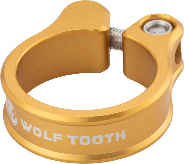 Wolf Tooth Sattelklemme, 28.6mm, gold