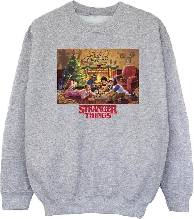 Netflix Stranger Things Christmas Gathering Sweatshirt Mädchen