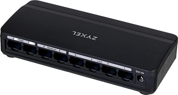 Image du produit Zyxel GS-108SV2 Commutateur multimédia Gigabit Ethernet de bureau à 8 ports (8 Ports)