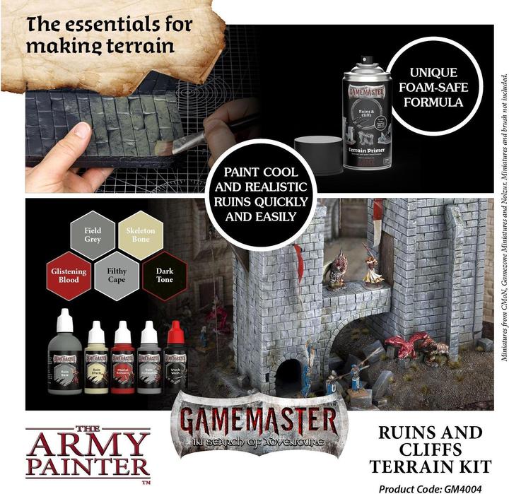 Actual product image Army Painter ARMG4004 - Gamemaster: Ruins & Cliffs Terrain Kit