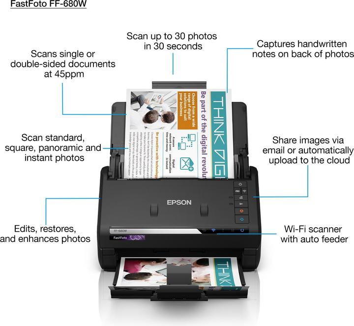 Produktbild Epson FF-680W FastFoto (USB, WLAN)