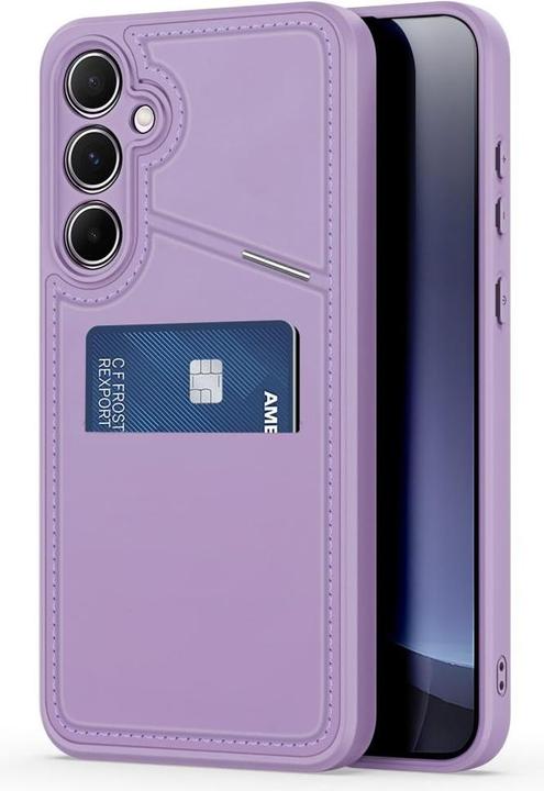 Productafbeelding Dux Ducis Samsung Galaxy S25 Magnetisch Portemonnee Hoesje met Standaard - Paars (Samsung Galaxy S25)