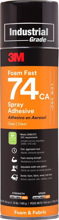 Actual product image 3M Scotch-Weld 74 Adhesive Spray (520 g, 500 ml)