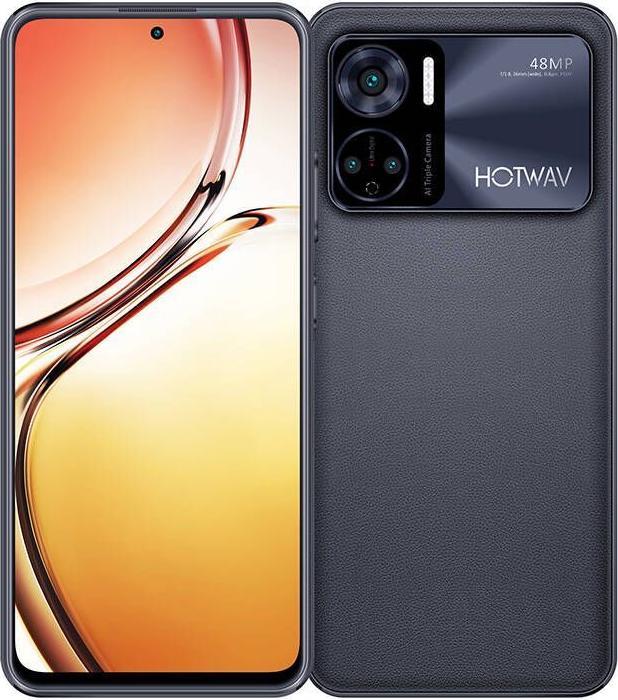 Actual product image Hotwav Smartphone Note 12 2024 - 6.8' 6/128GB Dark Grey (128 GB, Dark grey, 6.80", 48 Mpx)