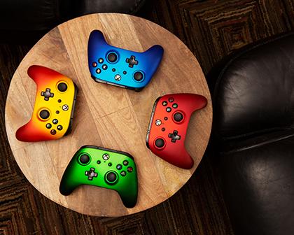 Image du produit PowerA Contrôleur filaire amélioré Crimson Fade (Xbox One X, Xbox Series X, Xbox One S, Xbox Series S)