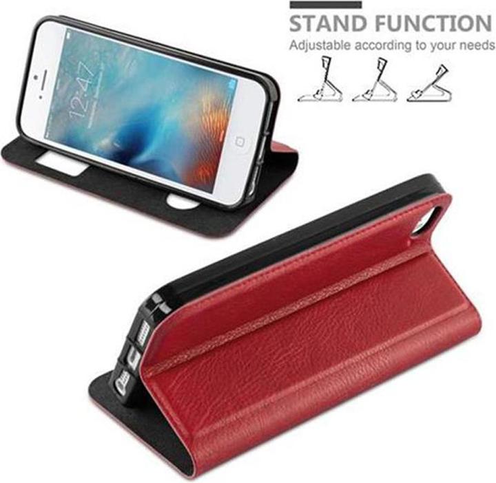 Produktbild Cadorabo Book mit View Doppelfenster Cover (Apple iPhone 5)