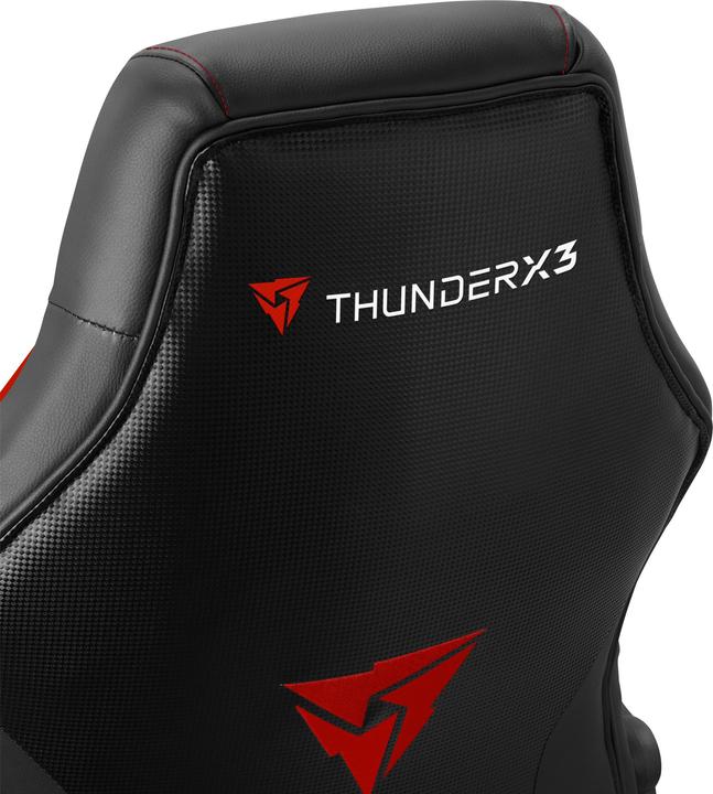 Produktbild Thunder X3 Gaming-Stuhl Aerocool EC1 AERO-EC1-BR (schwarze und rote Farbe)
