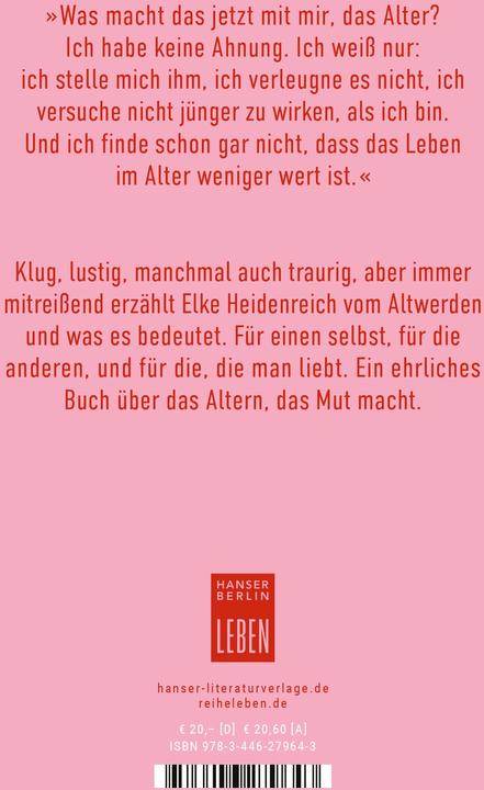 Productafbeelding Altern (Duits, Elke Heidenreich, 2024)