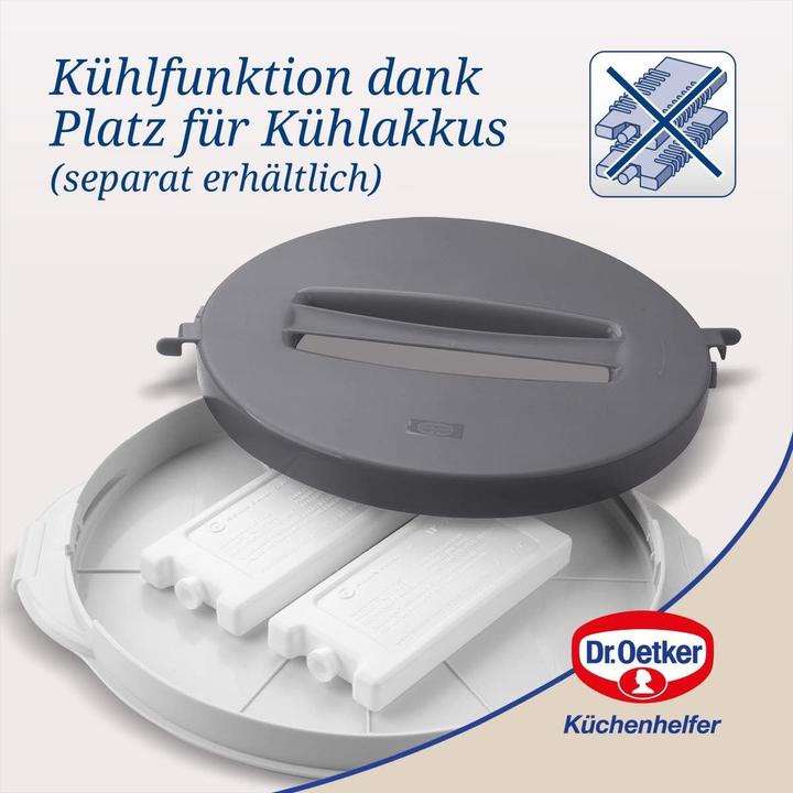 Actual product image Dr. Oetker Bake&Go cake transport box