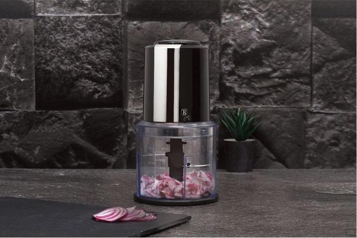 Immagine prodotto BerlingerHaus Mini Chopper 0,6L Collezione Nero Argento (600 ml, 300 W)