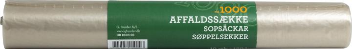 Productafbeelding G.Funder Affaldsskke helder, 120 liter, 10 poser pr. rulle - standaard kvalitet (10 x, 120 l)