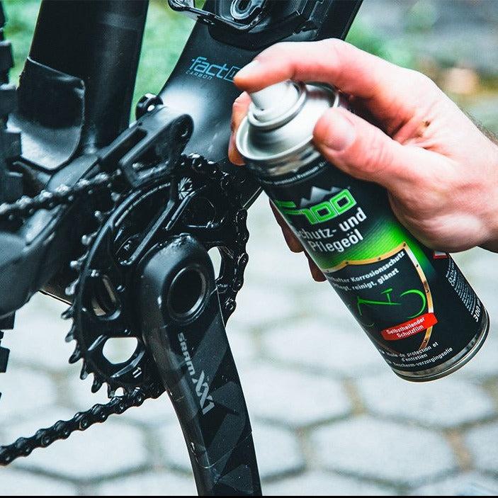 Produktbild F100 Fahrradpflegeöl (300 ml, Pflegeset)