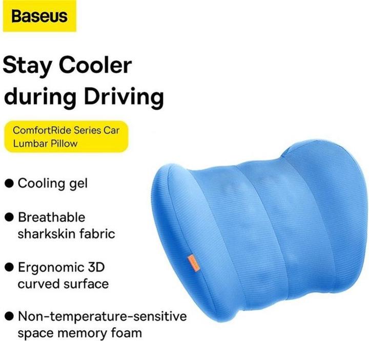 Produktbild Baseus Car Cooling lumbar Clu ComfortRide Series Car (Blue)