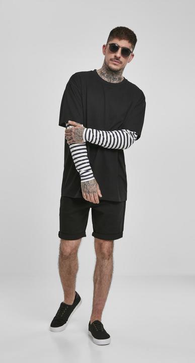 Produktbild Urban Classics Oversized Double Layer Striped LS Tee (XL)