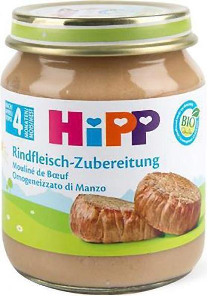 Image du produit Hipp Préparation de boeuf bio bocal (125g) (125 g)
