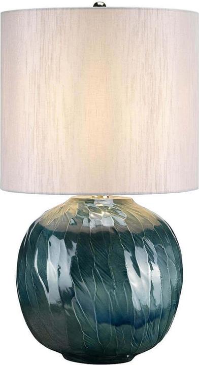 Produktbild Elstead Lighting Blue Globe Tischleuchte E27 Blau Hellgrau, Made in UK (E27)