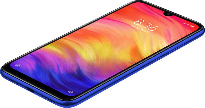 Actual product image Xiaomi Redmi Note 7 (64 GB, Blue, 6.30", Hybrid Dual SIM, 48 Mpx, 4G)