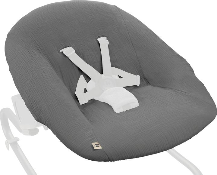 Hauck Baby Bouncer Cover Muslin Dark Grey
