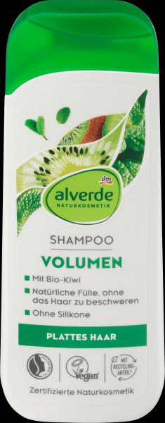 dm alverde Volumen Bio-Kiwi Bio-Apfelminze (200 ml, Flüssiges Shampoo)