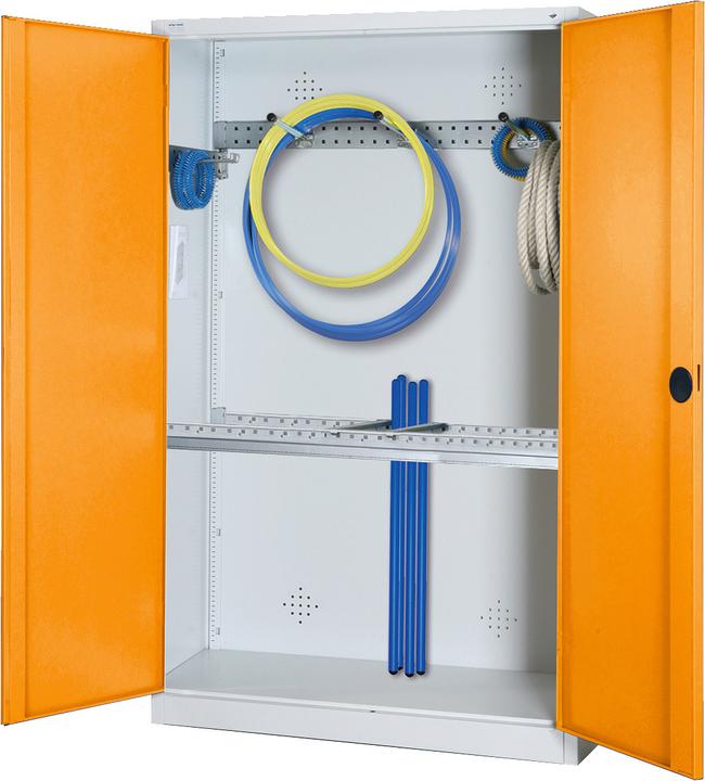 Actual product image C+P Modular sports equipment cabinet with basic equipment (HxWxD: 195x120x50 cm, with solid sheet metal