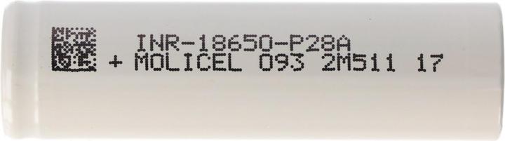 Immagine prodotto Molicel INR18650-P28A 2800mAh 35A Batteria agli ioni di litio, 3,6V - 3,7V non protetta, tariffa flat (18650, 2800 mAh)