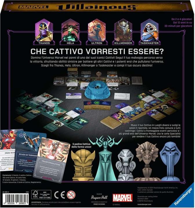 Productafbeelding Ravensburger Marvel Villainous I (Italiaans)