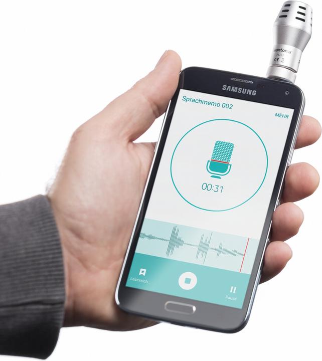 Produktbild mantona Mikrofon für Smartphone