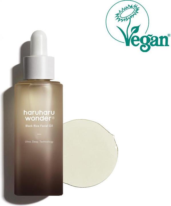Actual product image Haruharu Wonder Black Rice (30 ml, Face oil, Up to SPF 10)