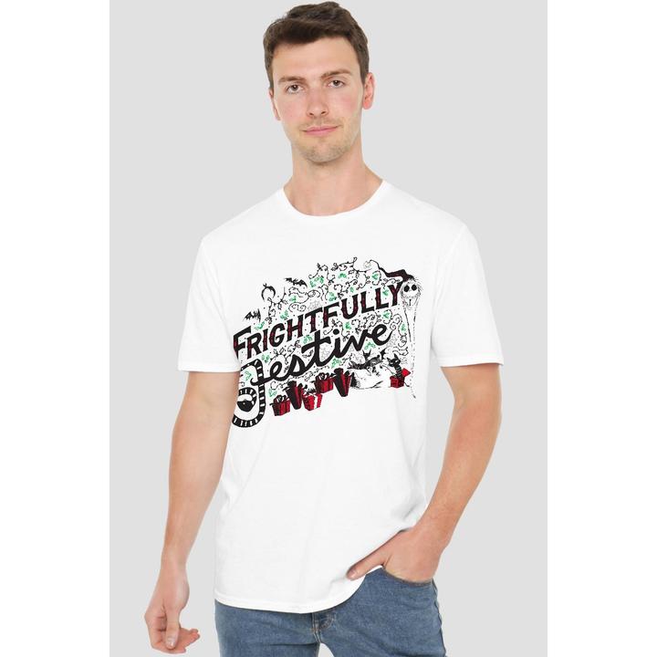 Immagine prodotto The Nightmare Before Christmas Frightfully Festive Holiday Maglietta Uomo (L)