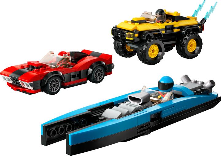 Produktbild LEGO City Rennfahrzeuge Kombiset (60395, LEGO City)