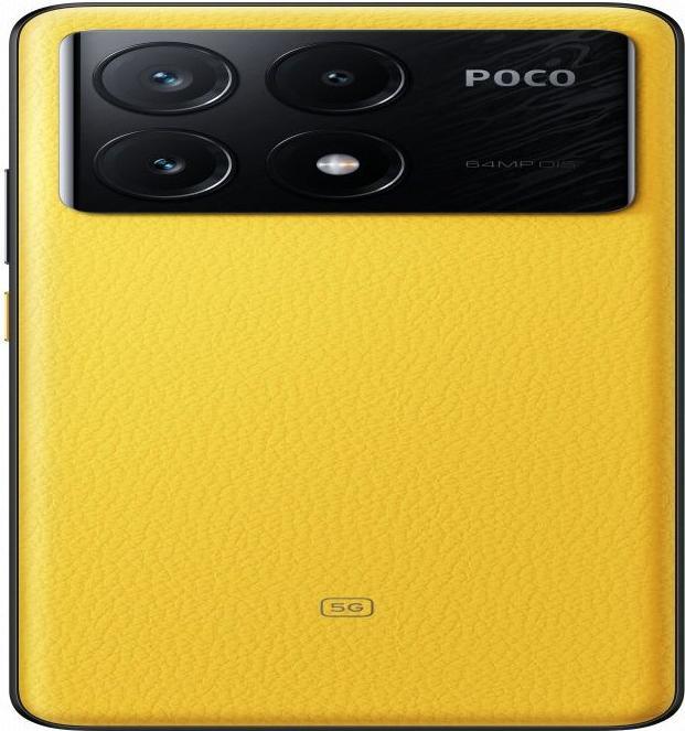 Image du produit Xiaomi Poco X6 Pro (512 Go, Jaune, 6.67", Double SIM, 64 Mpx, 5G)