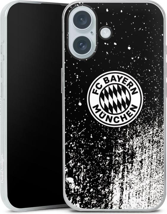 Produktbild DeinDesign Slim Case für Apple iPhone 16 Plus Silikon Hülle Ultra Dünn Handyhülle FC Bayern München FCB (Apple iPhone 16 Plus)
