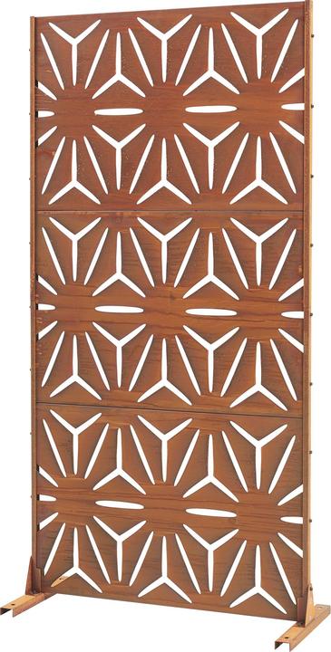 Produktbild Casa.Pro Trennwand Kilsturd Cortenstahl 180x90 cm Edelrost (180 x 90 x 40 cm)