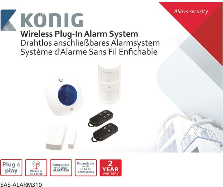 Actual product image König SAS-ALARM310
