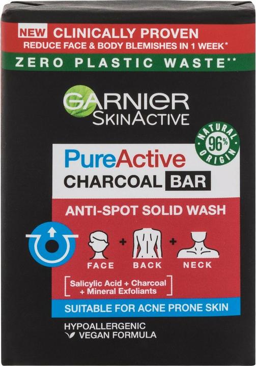 Produktbild Garnier Pure Active Charcoal Bar (Reinigungstücher)