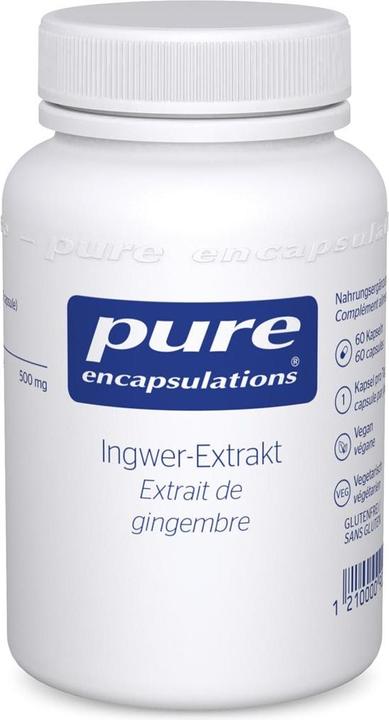 Produktbild Pure encapsulations Pure Ingwer (60 Stück, Kapseln, 66 g)