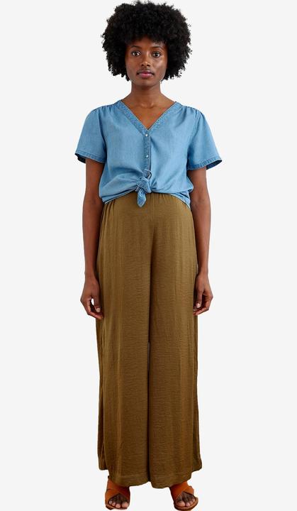 Image du produit Vertbaudet Bluse für Schwangerschaft und Stillzeit aus Lyocell, Druckknopfverschluss