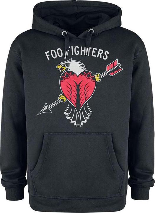 Immagine prodotto Amplified Felpa con cappuccio Foo Fighters con tatuaggio dell'aquila per adulti (S)