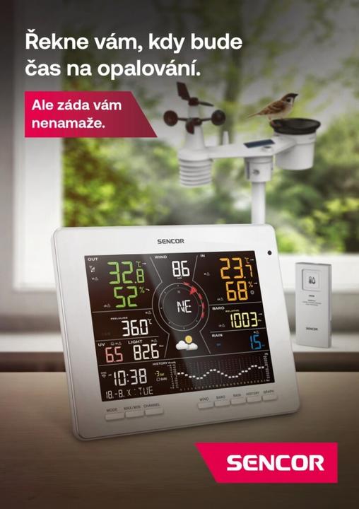 Actual product image Sencor Weather station SWS 16600 WiFi 7-in-1