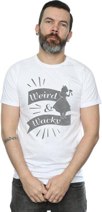Actual product image Disney Mens Alice In Wonderland Weird And Wacky T-Shirt (3XL)
