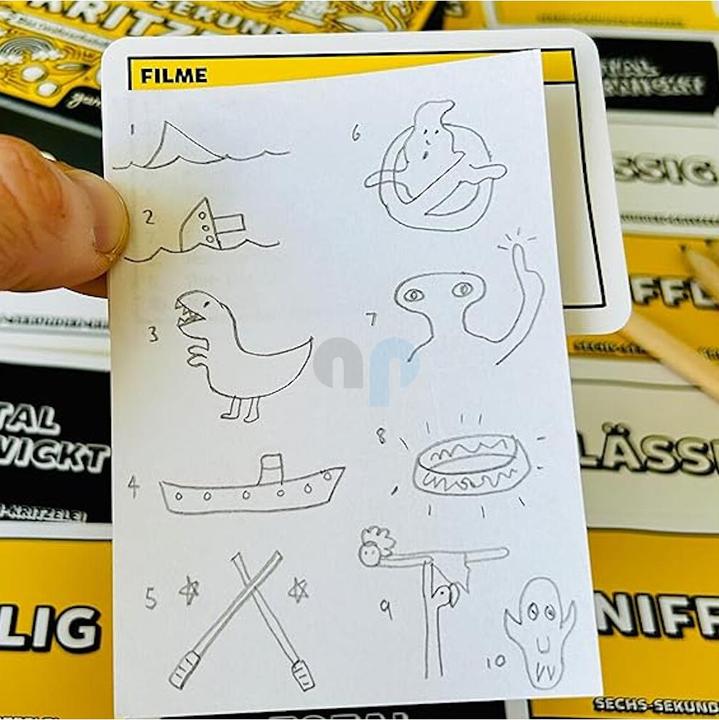 Immagine prodotto Gamely SCRITZELEI IN SEI SECONDI - Il gioco di disegno (probabilmente) più veloce del mondo (Tedesco)