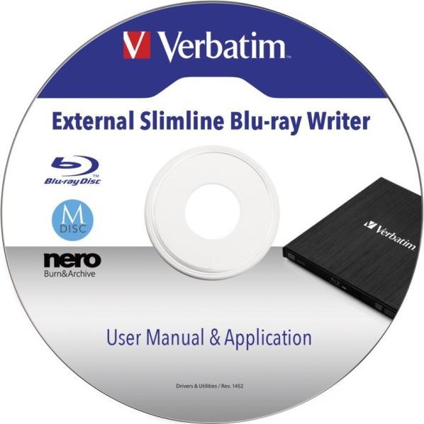 Produktbild Verbatim Slimline (Blu-ray Laufwerk)