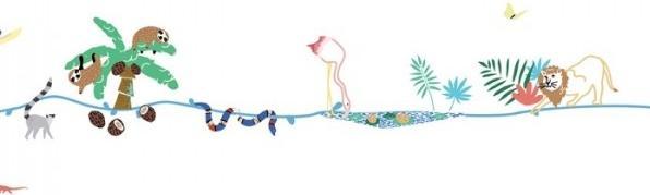 Image du produit MIMI'lou MIMIlou Stickers muraux bordure 5 m, Sauvage