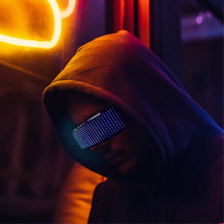 Image du produit Ueli Express Lunettes de soleil LED Bluetooth contrôlées par l'application Party