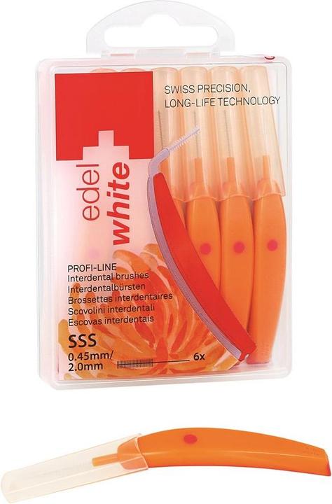 Edel + White Interdentalbürsten SSS 0.45mm 6 Stk. (6 x, 0.45 mm)